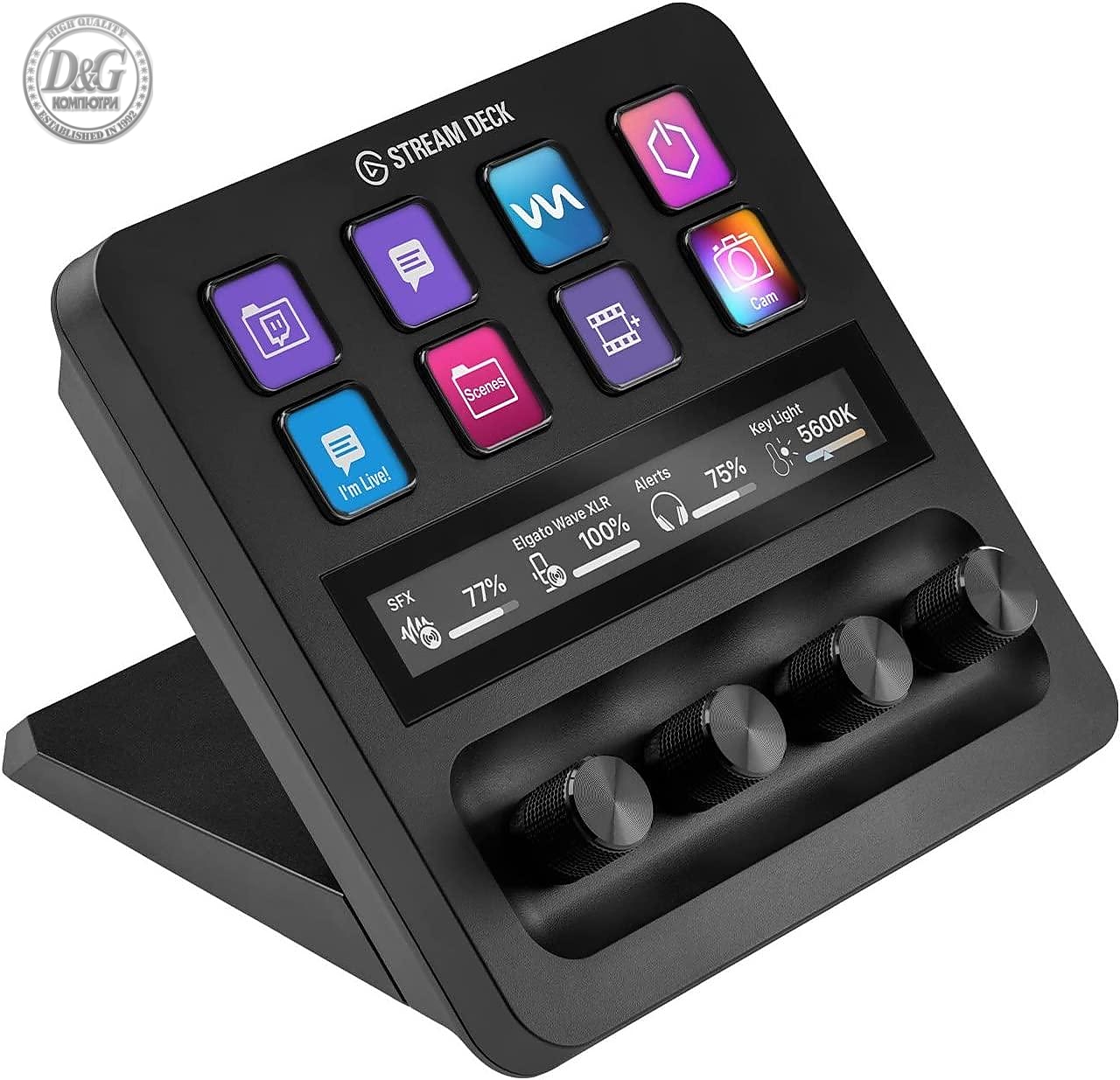 Контролер Elgato Stream Deck Plus - LCD Touch Panel