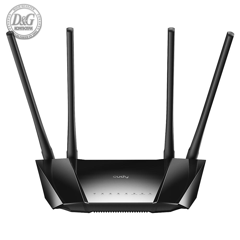 Безжичен рутер Cudy LT400, 4G LTE, 2.4GHz, 300 Mbps, 10/100