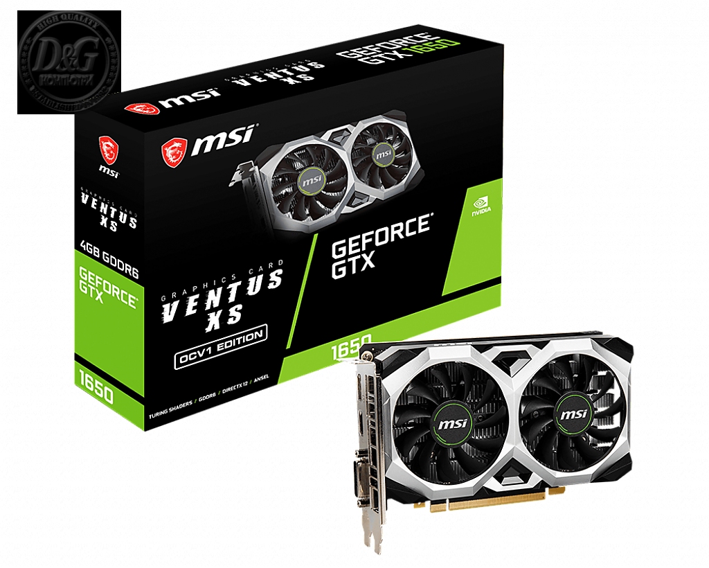 MSI GTX1650 D6 VENTUS XS OCV1