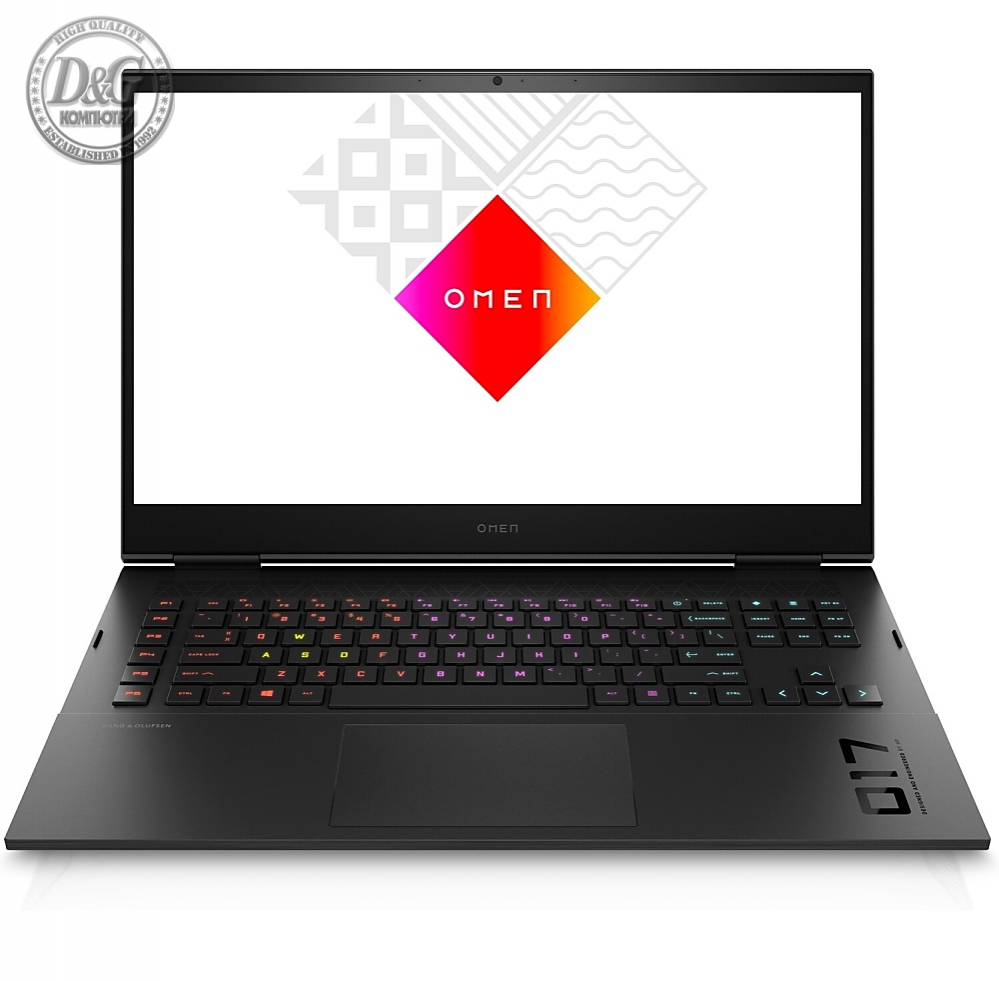 HP Omen 17-ck2007nu Shadow Black, Core i7-13700HX(1.5Ghz, up to 5GH/30MB/24C), 17.3" QHD AG IPS 300nits 240Hz, 32GB 4800Mhz 2DIMM, 1TB PCIe SSD, NVIDIA GeForce RTX 4080 12GB, WiFi AX211 6E+BT5.3, Backlit Kbd, 6C Batt Long Life, Free DOS