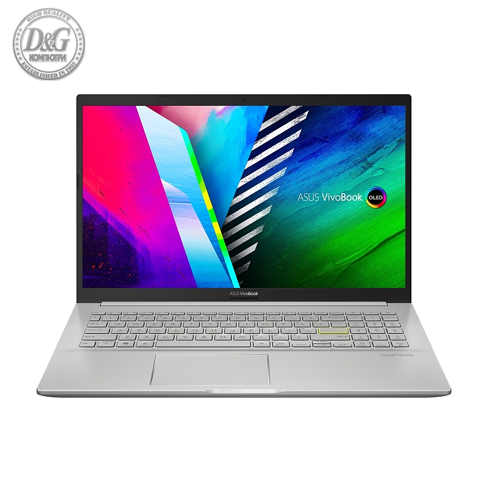 Asus Vivobook OLED K513EA-OLED-L531W, Intel Core i5-1135G7 (8M Cache, up to 4.2 GHz), 15.6" FHD IPS, Glare(1920x1080), 400nits,16GB DDR4 (8ON BD.),1TB PCIEG3 SSD, Windows 11,Illum. Kbd., Transparent Silver