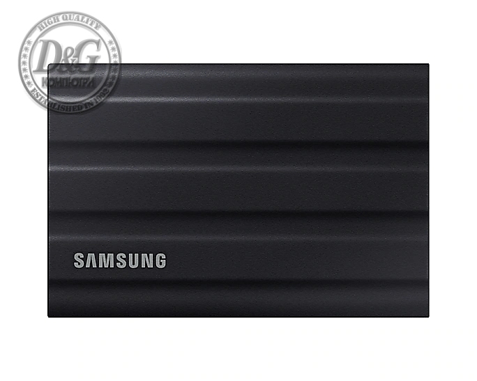 Samsung Portable NVME SSD T7 Shield 4TB , USB 3.2 Gen2, Rugged, IP65, Read 1050 MB/s Write 1000 MB/s, Black