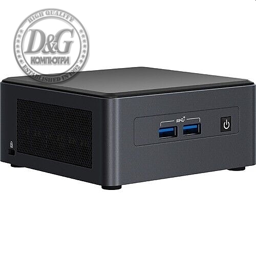 Intel NUC 11 Pro Kit NUC11TNHv7, EU cord, i7 vPro Processor with Irix Xe graphics, dual M.2 slot, 2.5" SATA slot, 2xHDMI, 2x Thunderbolt 4 (USB-C+DP)