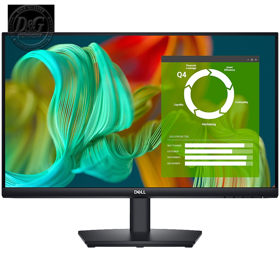 Dell E2424HS Monitor LED, 23.8", FHD (1920x1080), 16:9 60Hz, VA AG, ComfortView, 250 cd/m2, 3000:1, 178/178, 8ms/5ms, Flicker-Less, DP, VGA, HDMI, Height, Swivel, Tilt, 3Y