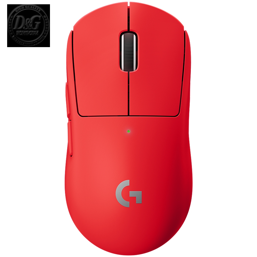 LOGITECH PRO X SUPERLIGHT Wireless Gaming Mouse - RED - 2.4GHZ- EER2-933 - #933