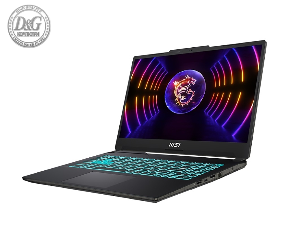 MSI Cyborg 15 A12VE, i7-12650H (10C/16T, 24 MB, up to 4.70 GHz), 15.6" FHD (1920x1080), 144Hz, IPS-Level, RTX 4050 GDDR6 6GB, 16GB DDR5 4800MHz (8GBx2), 512GB NVMe PCIe SSD Gen4x4, Single Backlit Kbd (Blue), 3-Cell 53.5 Whr, RJ45, No OS, 1.98 kg, 2Y