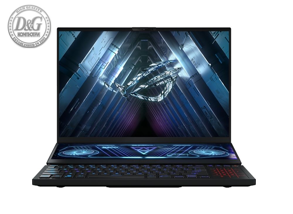 Asus ROG Zephyrus Duo 16 GX650PZ-NM014X,AMD Ryzen 9 7945HX  (16-core/32-thread, 64MB L3 cache, up to 5.4 GHz max boost), 16"WQXGA (2560 x 1600,16:10)165Hz, 32GB DDR5 4800Mhz(2*16),PCIE NVME 1TB M.2 SSD, RTX 4080 12GB GDDR6,WiFi 6e,RGB Kbd, Windows 11 Pro