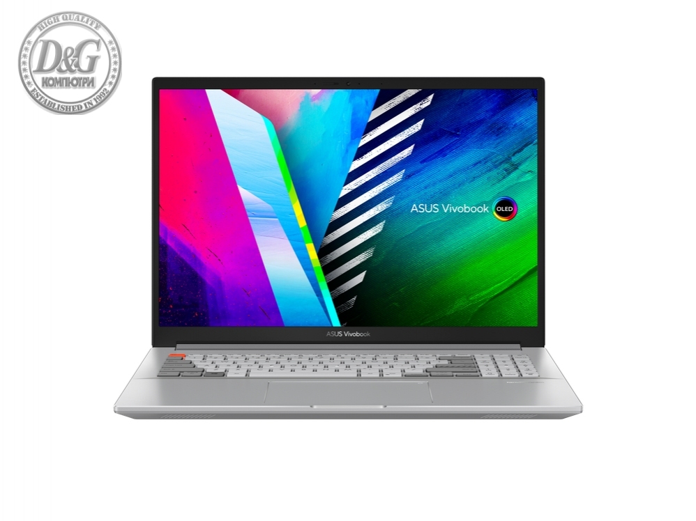 Asus Vivobook Pro X16 OLED, N7600ZE-OLED-L741X,Intel Core i7-12700H, 2.3 GHz (24M Cache, up to 4.7 GHz, 6P+8E cores), 16" 4K (3840 x 2400) OLED 16:10 aspect ratio,DDR5 32 GB(on BD),1TBPCIEG3 SSD, RTX3050 Ti 4 GB, Windows 11 Pro, Cool Silver