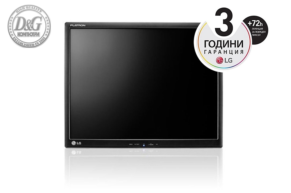 LG 17MB15TP-B, 17" 5:4 TFT LCD Touch Screen Anti-Glare , LCD, 5 ms, 5,000,000:1 (DFC), 1000:1 (Native), 250cd, 1280x1024, D-SUB, USB, Black