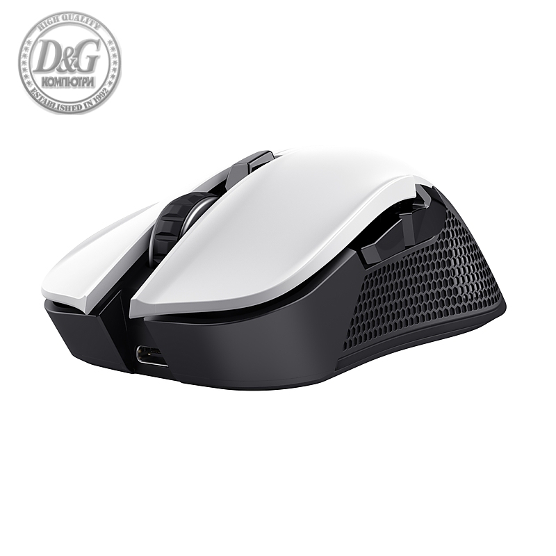 TRUST GXT 923 Ybar Wireless RGB Gaming Mouse White