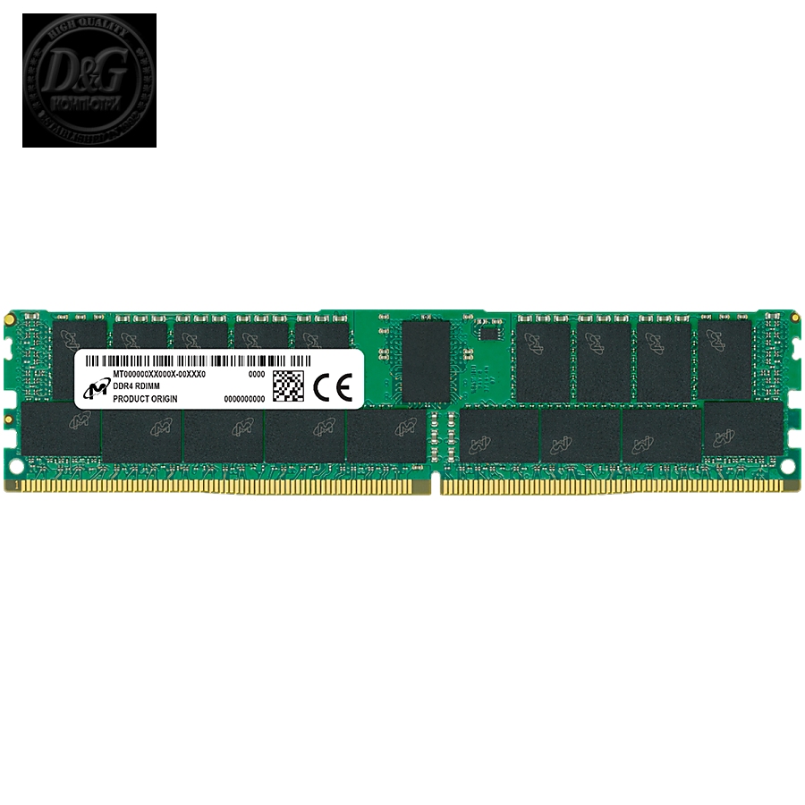 Micron DDR4 RDIMM 32GB 2Rx4 3200 CL22 (8Gbit) (Single Pack), EAN: 649528929310