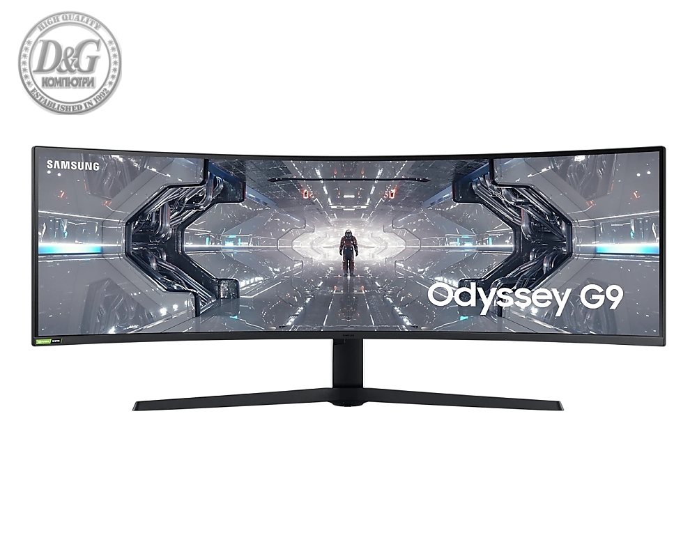 Samsung LC49G95T, 49" Odyssey GAMING, Curved VA QLED, 1000R, 240 Hz, 1ms GTG, 5120 x 1440, 32:9, 420cd/m2, 2xDP, HDMI, 2xUSB