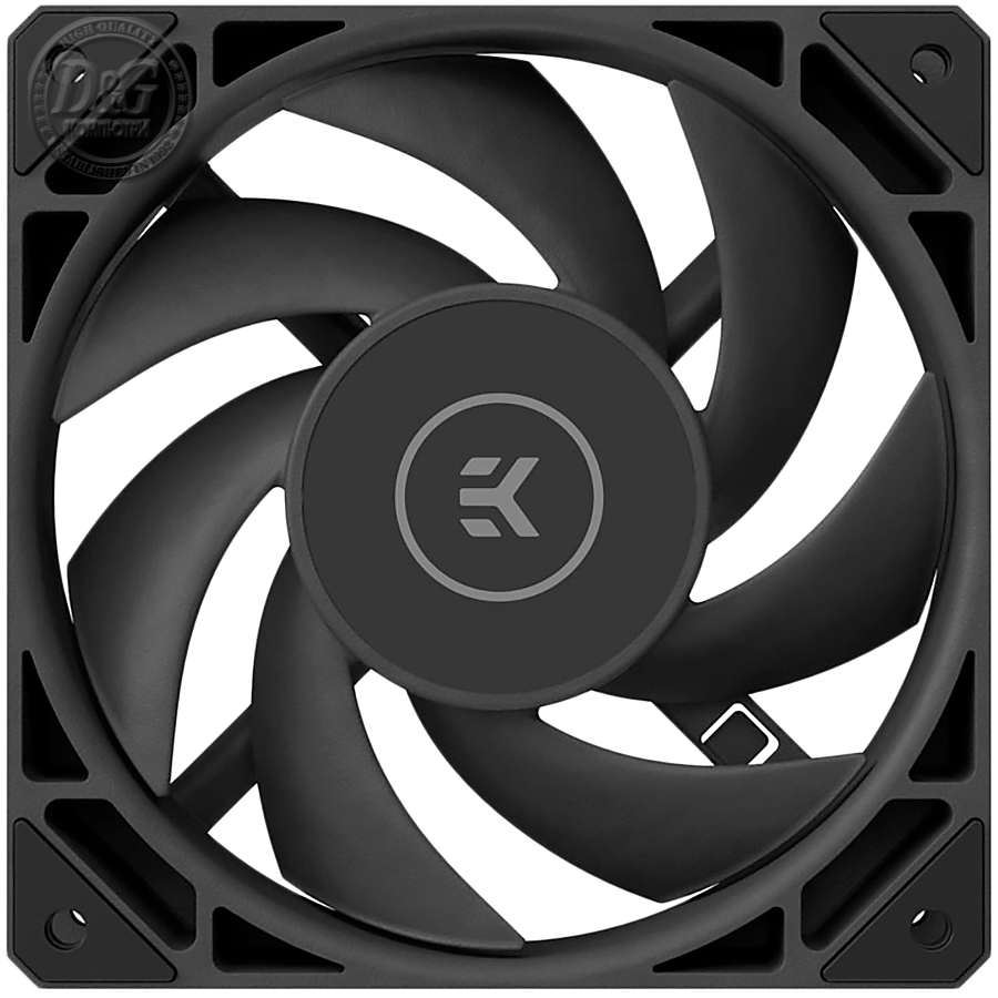 EK-Loop Fan FPT 120 - Black (550-2300rpm), 120mm fan, 4-pin PWM, 36 dBA (max. RPM)