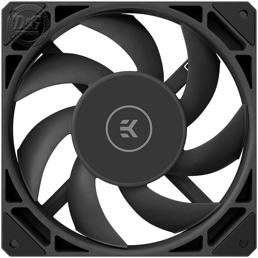 EK-Loop Fan FPT 140 - Black (600-2200rpm), 140mm fan, 4-pin PWM, 44.56dBA (max. RPM)