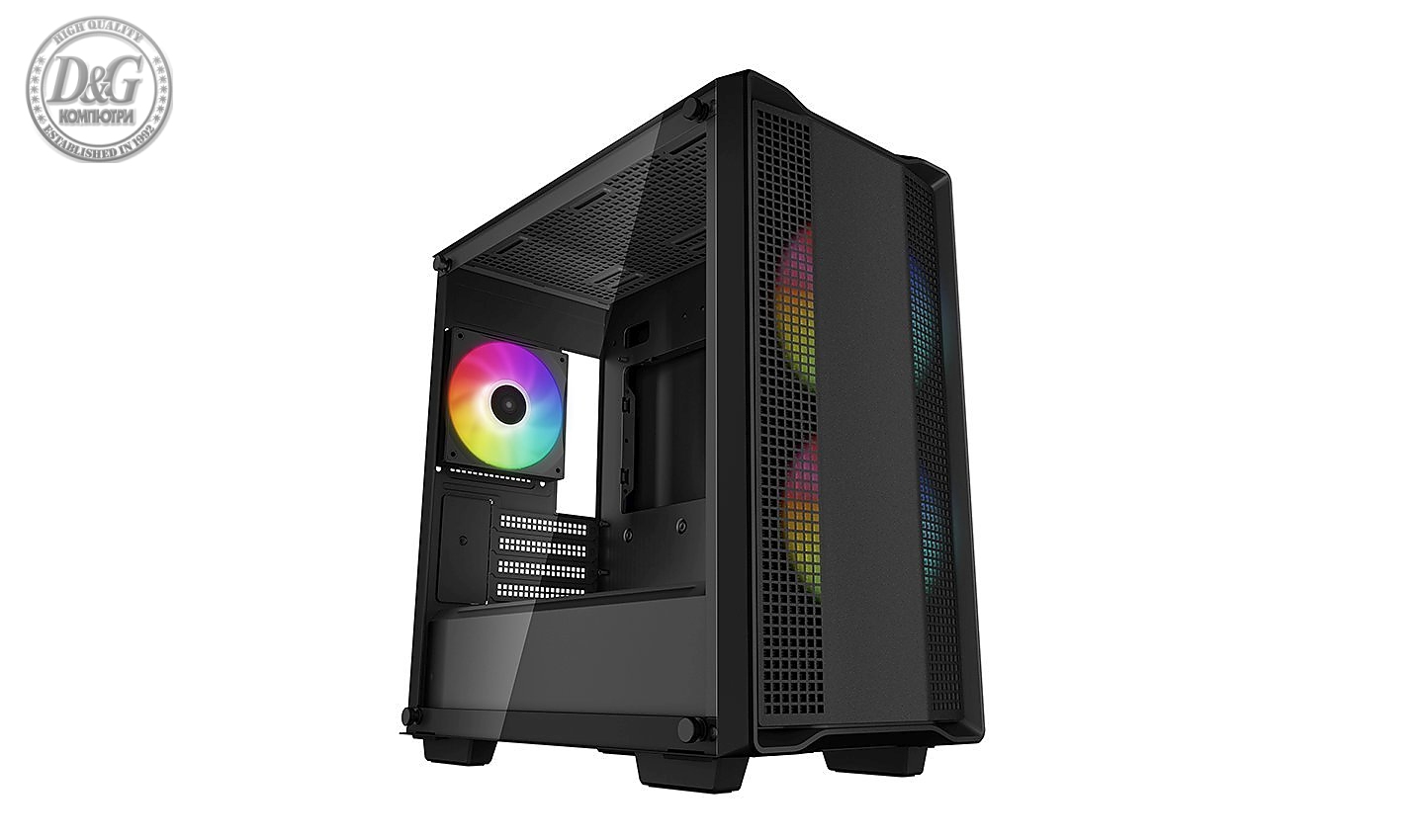 DeepCool кутия Case mATX - CC360 A-RGB