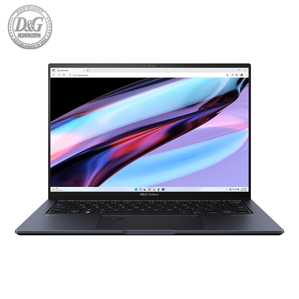 Asus Zenbook Pro OLED UX6404VV-OLED-P941X, INTEL I9-13900H, OLED 14.5" WQXGA+ (2880 x 1800) 16:10, 32GB LPDDR5(16ON BD),1TB SSD, RTX 4060 8GB GDDR6,DIALPAD,Windows 11 Pro, Bag, Tech Black