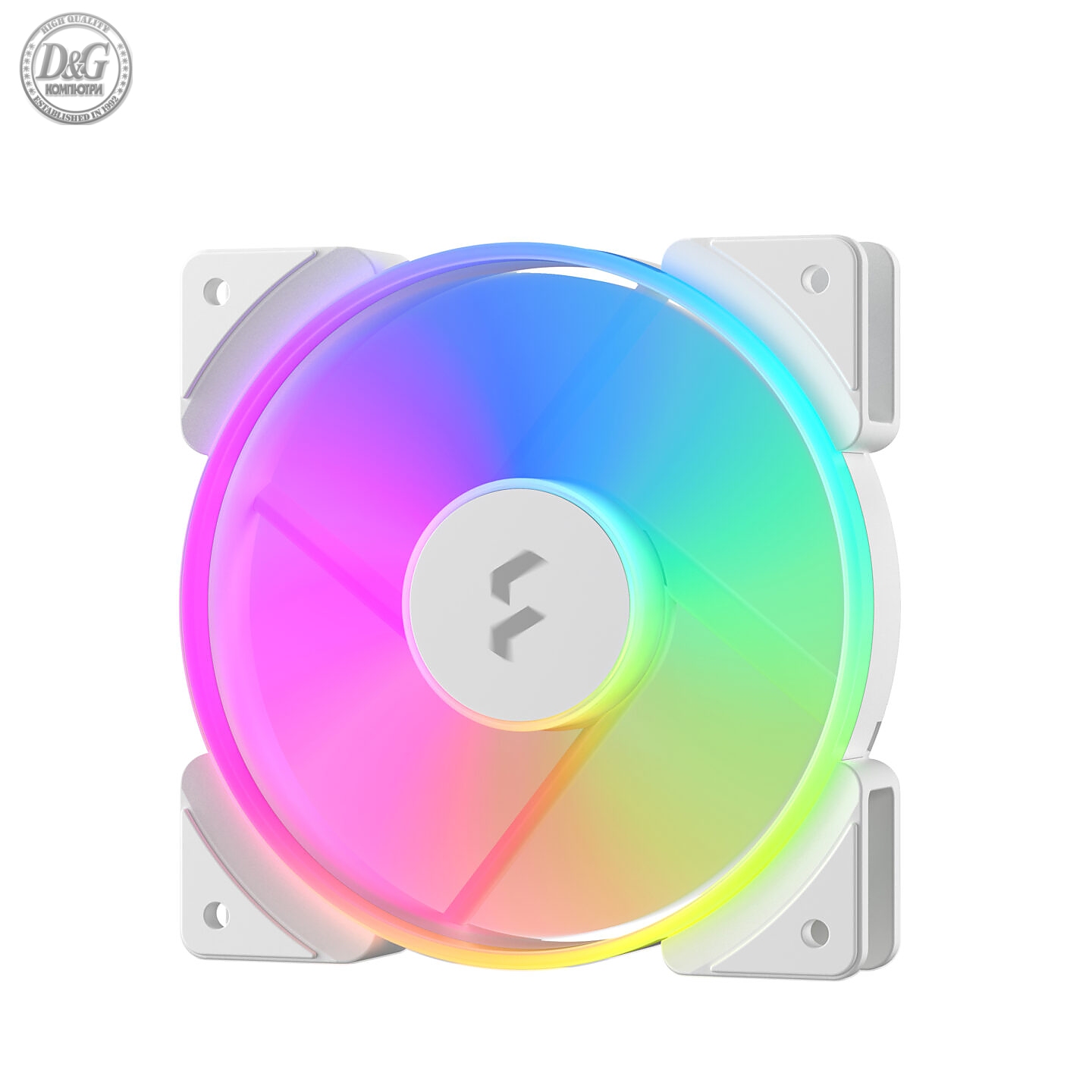 FD 120MM  AL-12 RGB PWM WHITE