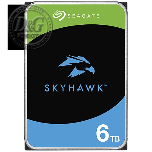 SEAGATE HDD SkyHawk Surveillance (3.5''/6TB/SATA 6Gb/s/rpm 5400)