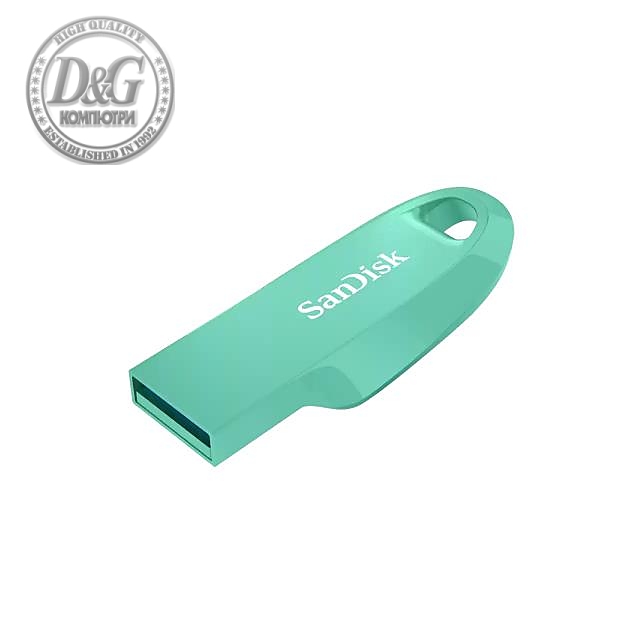 USB памет SanDisk Ultra Curve 3.2, 32GB, USB 3.1 Gen 1, Зелен