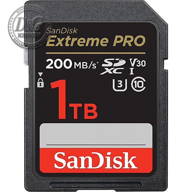 Карта памет SANDISK Extreme PRO SDHC, 1TB, UHS-1, Class 10, U3, 140 MB/s