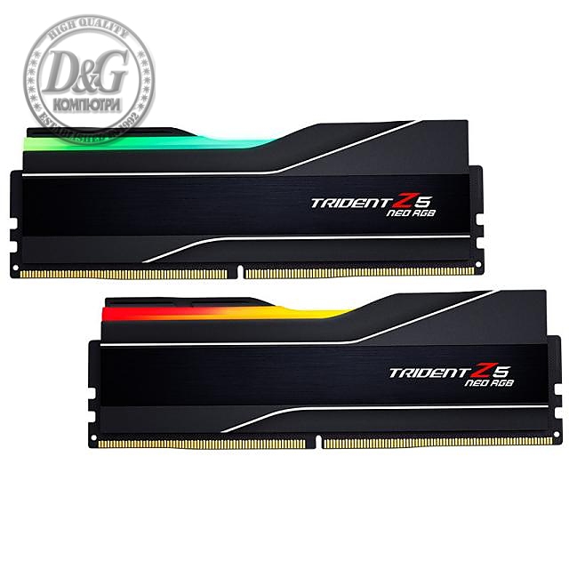 Памет G.SKILL Trident Z5 Neo RGB Black 32GB(2x16GB) DDR5 PC5-48000 6000MHz CL30 F5-6000J3038F16GX2-TZ5N