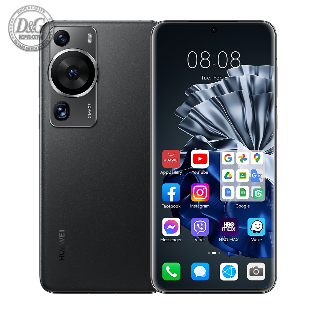 Huawei P60 Pro, Mona-L29, Black, 6.67", FHD+ 2700x1220, Snapdragon 8+ Gen 1 4G CPU, 1X2@3.2 GHz + 3A710@2.75 GHz + 4A510@2.0 GHz, 8GB+256GB, 4G WiFi 802.11 a/b/g/n/ac/ax, 48MP+13MP+48MP/13MP, BT 5.2, 4815 mAh, EMUI 13.1