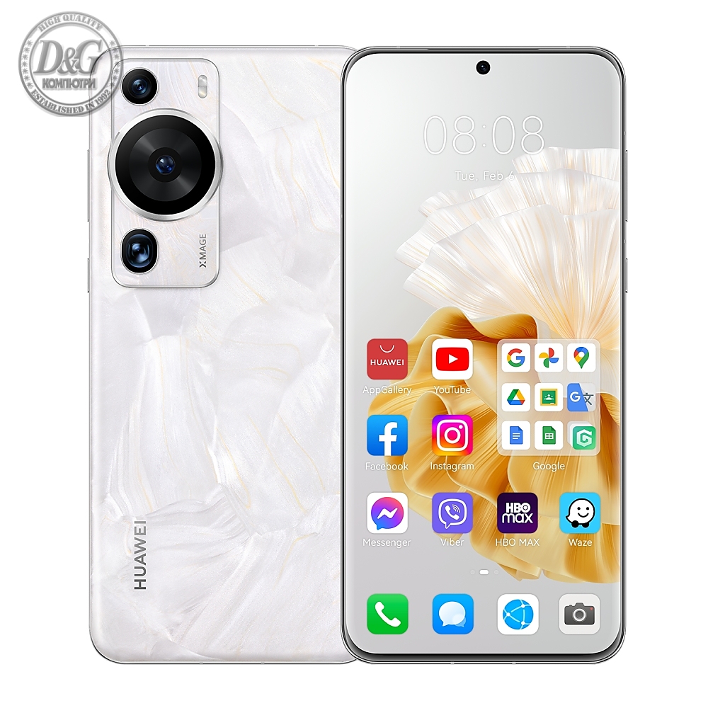 Huawei P60 Pro, Mona-L29, Rococo Pearl, 6.67", FHD+ 2700x1220, Snapdragon 8+ Gen 1 4G CPU, 1?X2@3.2 GHz + 3?A710@2.75 GHz + 4?A510@2.0 GHz, 8GB+256GB, 4G WiFi 802.11 a/b/g/n/ac/ax, 48MP+13MP+48MP/13MP, BT 5.2, 4815 mAh, EMUI 13.1