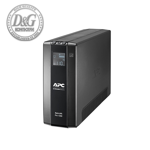 APC Back UPS Pro BR 1300VA, 8 Outlets, AVR, LCD Interface