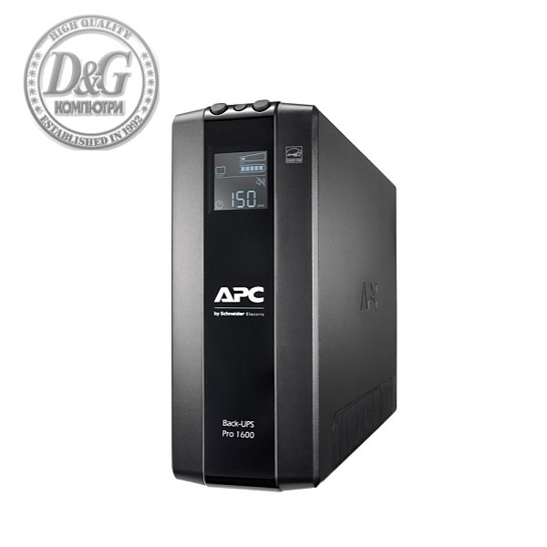 APC Back UPS Pro BR 1600VA, 8 Outlets, AVR, LCD Interface