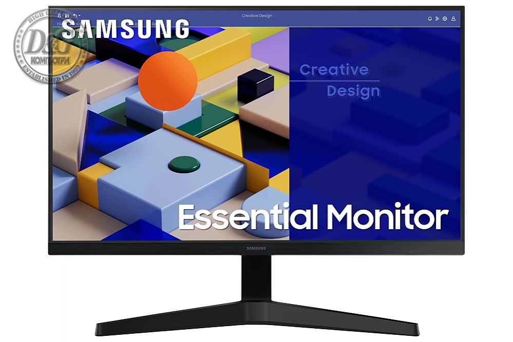 Samsung 24C314 24", LED IPS, 75 Hz, 5ms, 1920x1080, 250cd/m2, 1000: 1 Contrast, Flicker Free, Freesync, D-Sub, HDMI, 178°/178°, Black