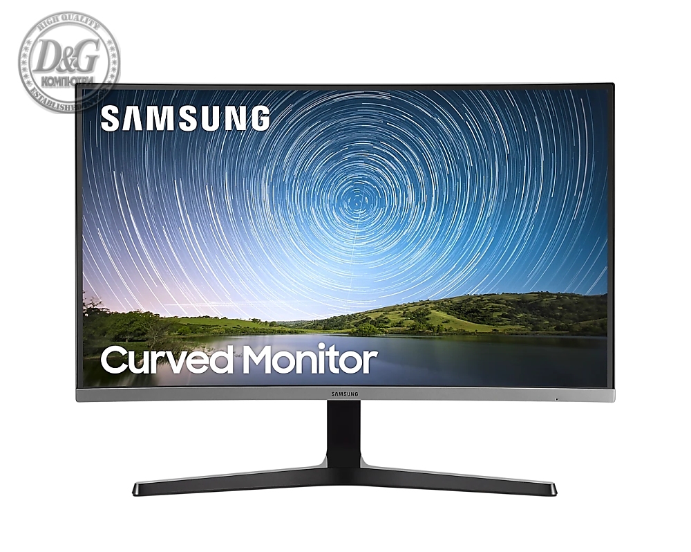 Samsung LC27R500FH, 27" Curved VA, 60 Hz, 4 ms GTG, 1920x1080, 250 cd/m2, D-Sub, HDMI 1.4, Dark Blue Gray