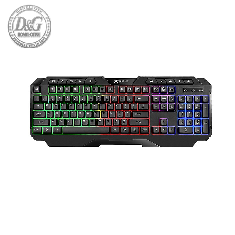 Xtrike ME геймърска клавиатура Gaming Keyboard KB-306 - Rainbow Backlight