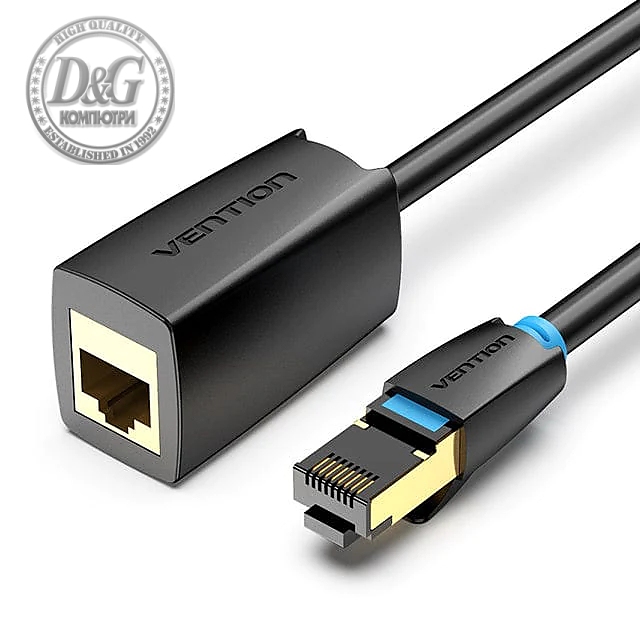 Vention удължителен кабел Cat.8 SSTP Extension Patch Cable 2M Black 40Gbps - IKHBH