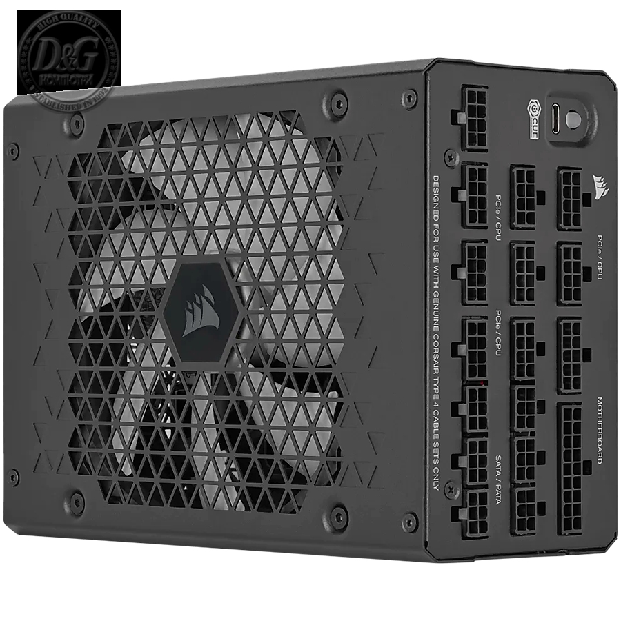 Corsair HXi Series HX1500i, 80 PLUS Platinum,  EU Version, EAN:0840006697442