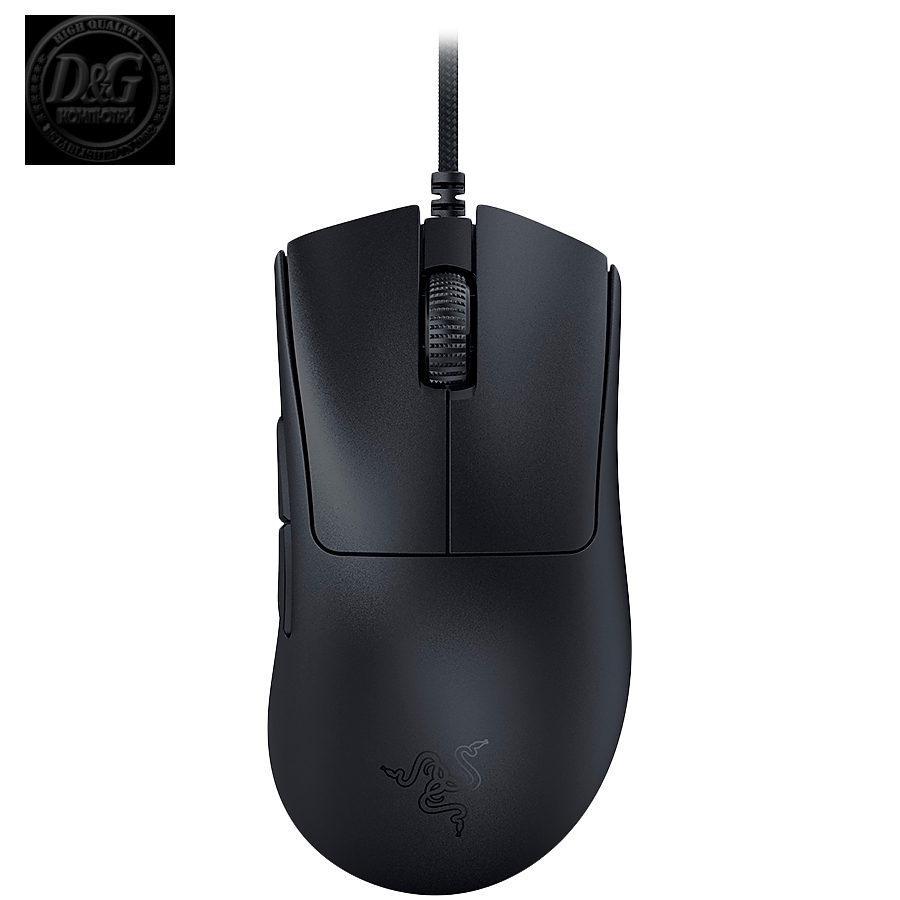 Razer DeathAdder V3, Ergonomic Wired Gaming Mouse, Focus Pro 30K Optical Sensor, Optical Mouse Switches Gen-3, 90-million Clicks, Razer™ Speedflex Cable, 30000 DPI