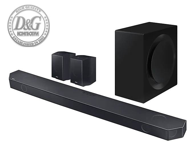 Samsung HW-Q990C Soundbar 656 Watts 11.1.4ch, Wireless Dolby Atmos, Q-Symphony, SpaceFit Sound+, Black