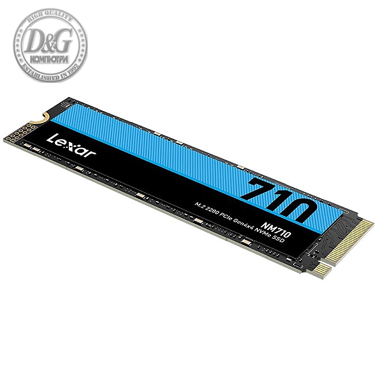 Lexar® 2TB High Speed PCIe Gen 4X4 M.2 NVMe, up to 4850 MB/s read and 4500 MB/s write, EAN: 843367129713