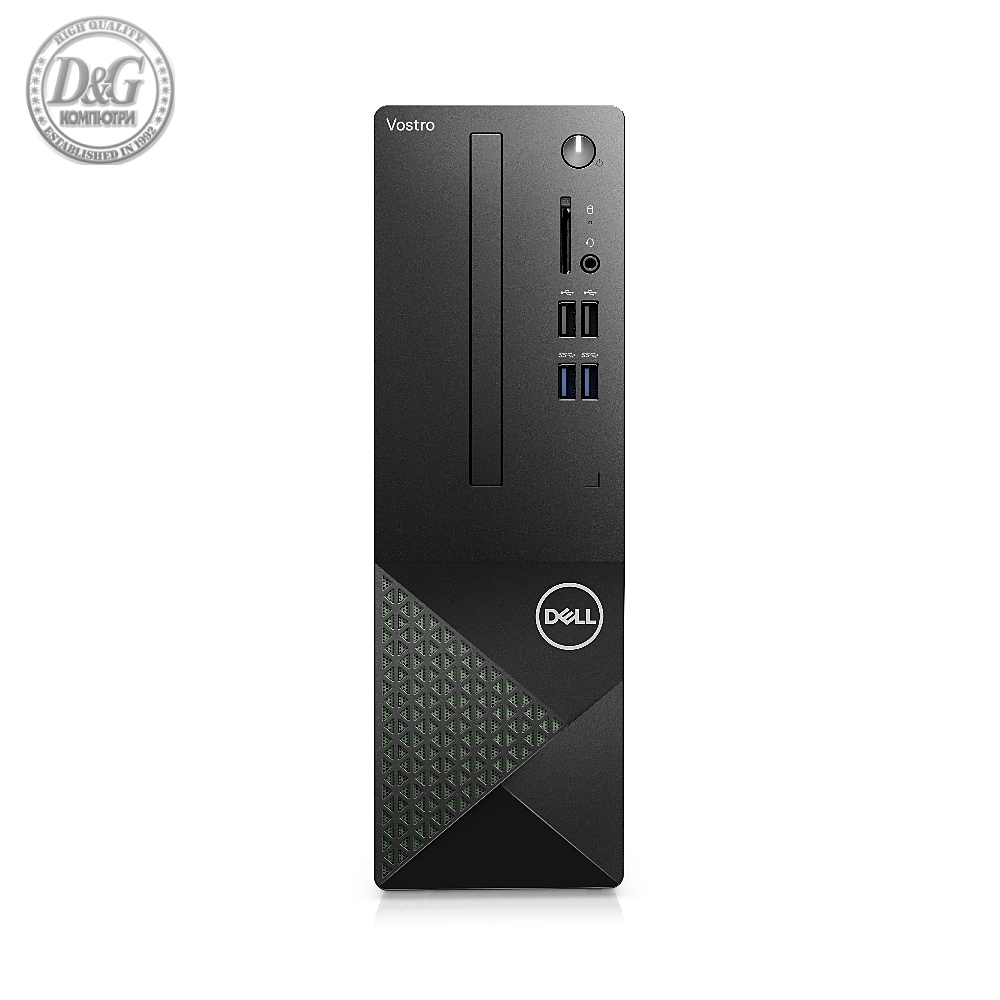 Dell Vostro 3020 SFF, Intel Core i5-13400 (10-Core, 20MB Cache, 2.5GHz to 4.6GHz), 8GB, 8Gx1, DDR4, 3200MHz, 256GB M.2 PCIe NVMe, Intel UHD Graphics 730, Wi-Fi 5, BT, Keyboard&Mouse, Ubuntu, 3Y PS