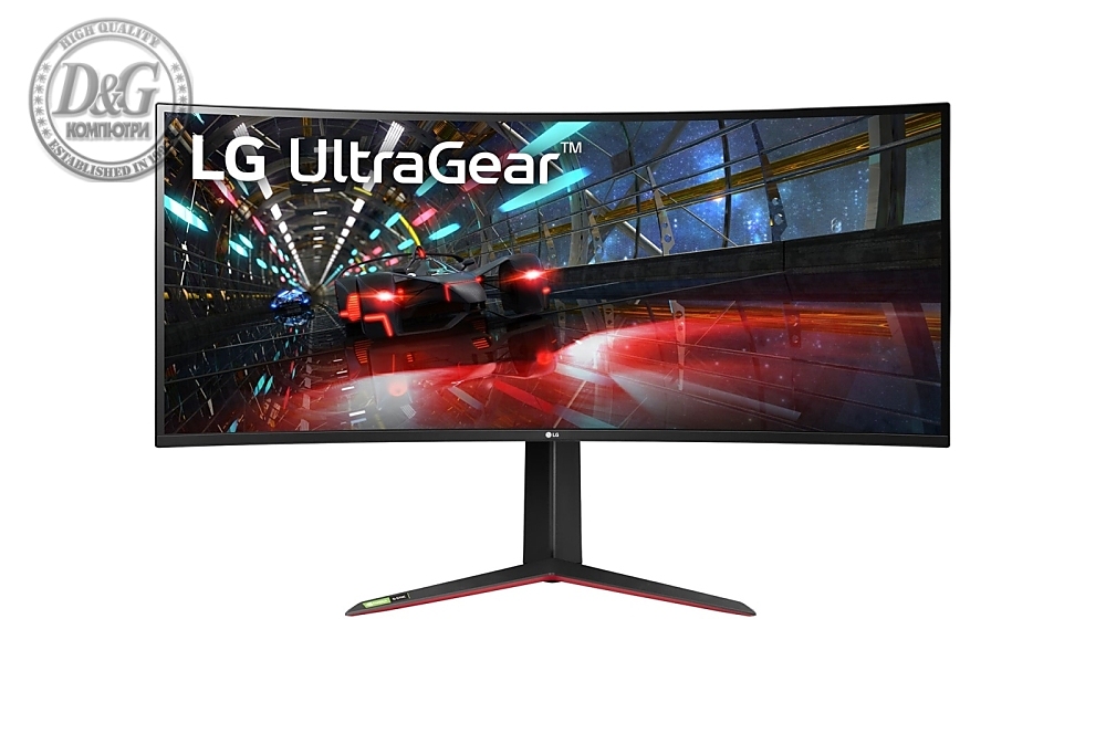 LG 38GN950P-B, 37.5" Ultragear Nano IPS 1ms, 21:9 Curved Gaming QHD+ (3840x1600), 160Hz, 1000:1, 450 cd/m2, 1000:1, DCI-P3 98%, AMD FreeSync, NVIDIA G-Sync, HDR 600, Sphere Lighting 2.0, USB Down/Up-stream, HDMI, DisplayPort, Tilt/Height, Black