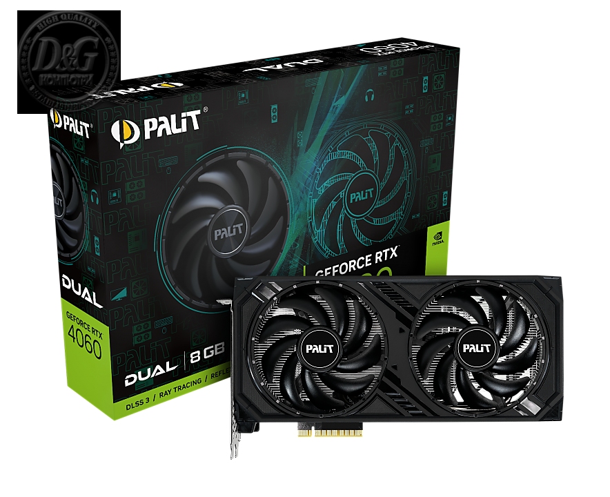 PALIT RTX4060 DUAL 8GB GDDR6