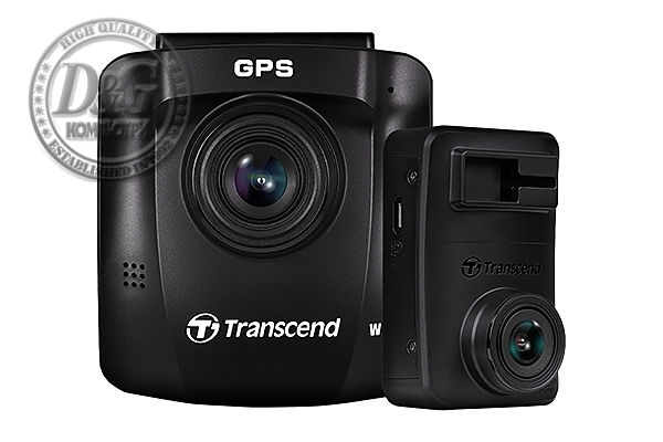 Transcend 64Gx2, Dual Camera Dashcam, Dual 1440P, GPS