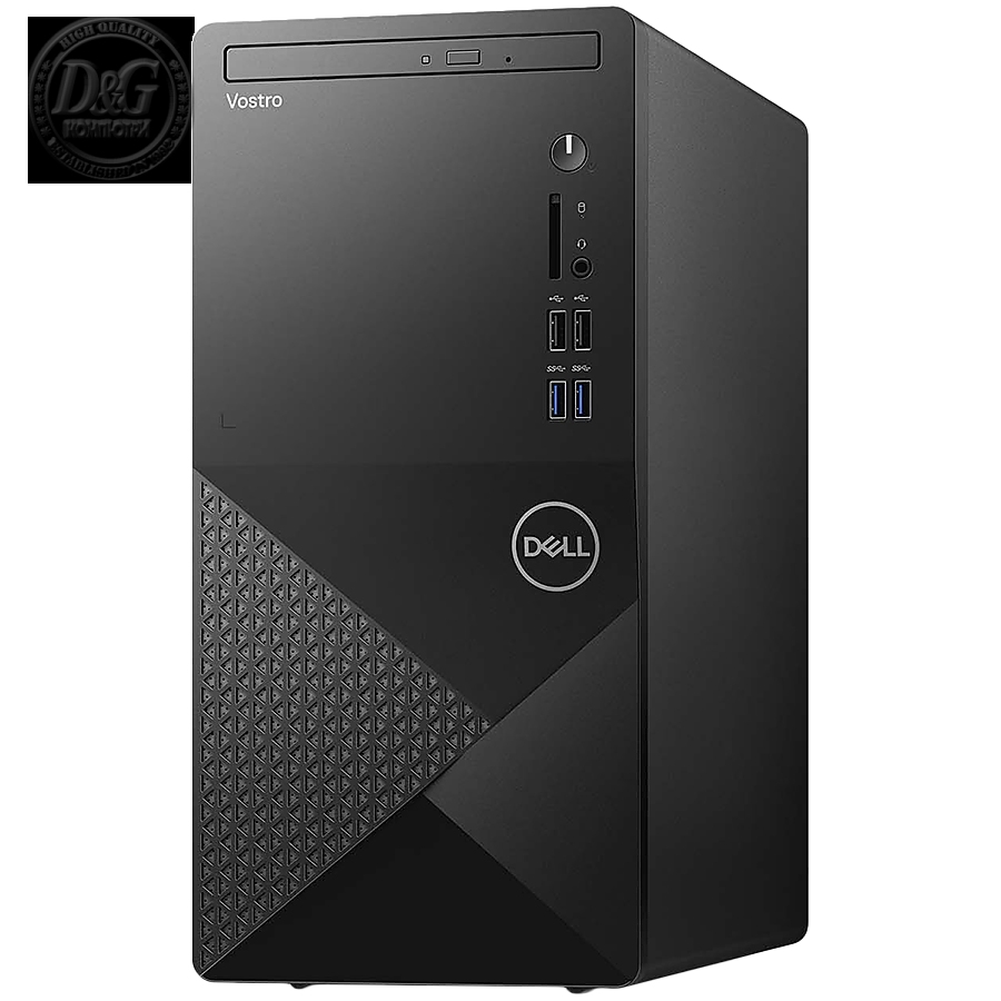 Dell Vostro 3020 T, Intel Core i7-13700 (16C, 24MB Cache, 2.1GHz to 5.1GHz), 8GB (1x8GB) DDR4 3200MHz, 512GB SSD, Intel UHD Graphics 770, Mouse, Wi-Fi + BT, Ubuntu, 3Y ProSupport