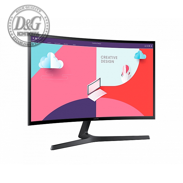 Монитор Samsung LS24C366EAU 24&quot; VA Curved Full HD (1920x1080) 60 Hz, AMD FreeSync