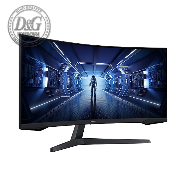 Монитор Samsung Odyssey G5 C34G55TWWP 34 inch, VA Curved UWQHD 3440x1440, 165Hz, 1 ms