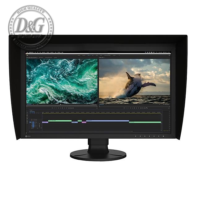 Монитор EIZO ColorEdge CG2700S, IPS, 27 inch, Wide, WQHD, DP, USB-C, HDMI, Черен