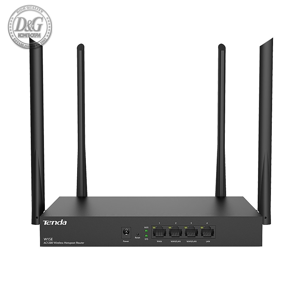 TENDA W15E WL AC1200 ROUTER