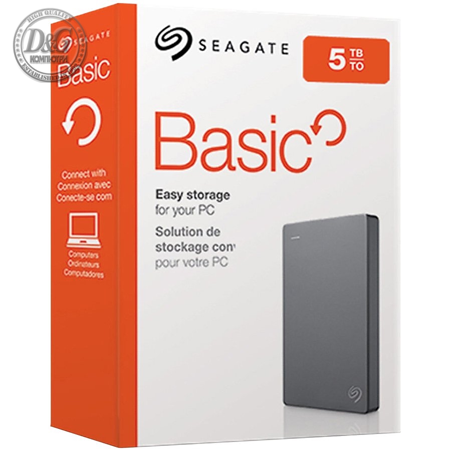 SEAGATE HDD External Basic (2.5'/5TB/USB 3.0)