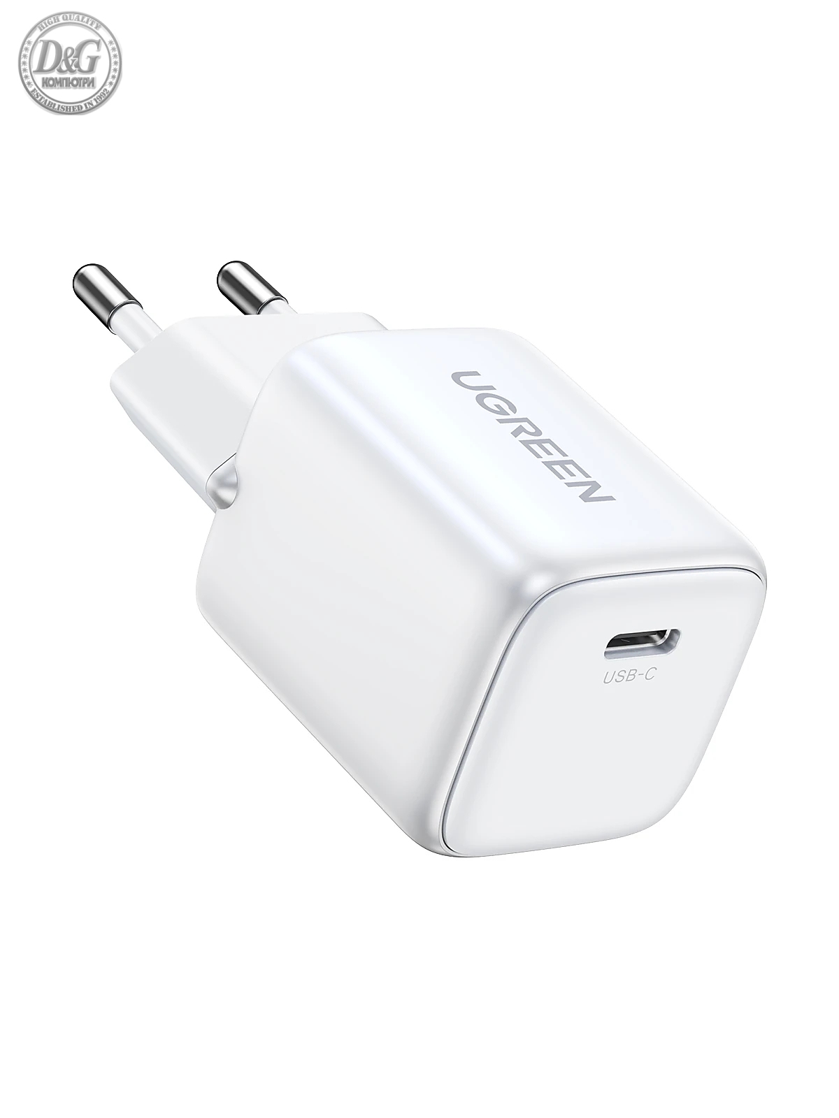 Ugreen универсално зарядно за стена Charger Wall GaN 30W CD319 White - 15326