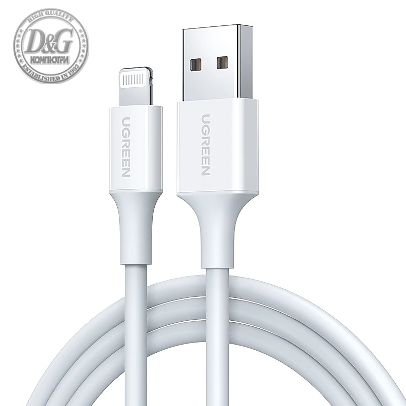 Ugreen кабел Cable iPhone Lighting/USB data US155, 1m - 20728