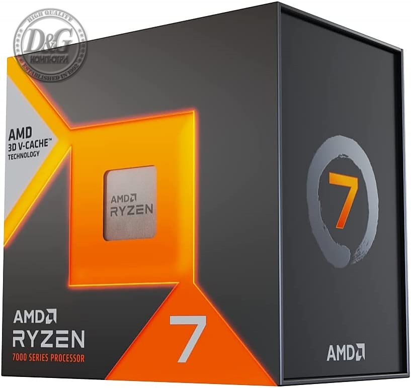 AMD Ryzen 7 7800X3D 8C/16T (4.2GHz / 5.0GHz Boost, 104MB, 120W, AM5)